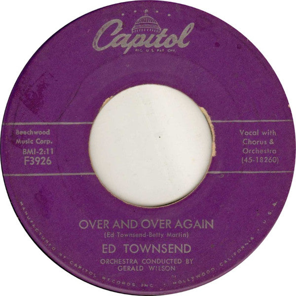 Ed Townsend : For Your Love / Over And Over Again (7")