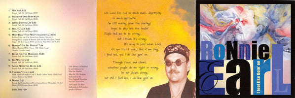 Ronnie Earl : I Feel Like Goin' On (CD, Album)
