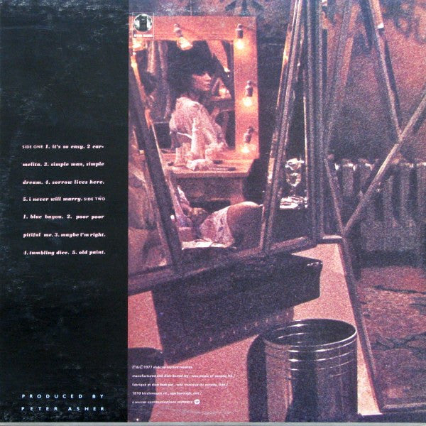 Linda Ronstadt : Simple Dreams (LP, Album, Gat)