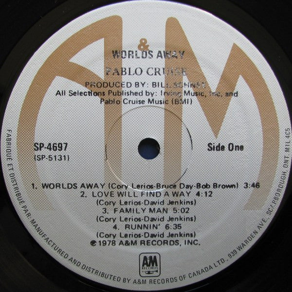 Pablo Cruise : Worlds Away (LP, Album)
