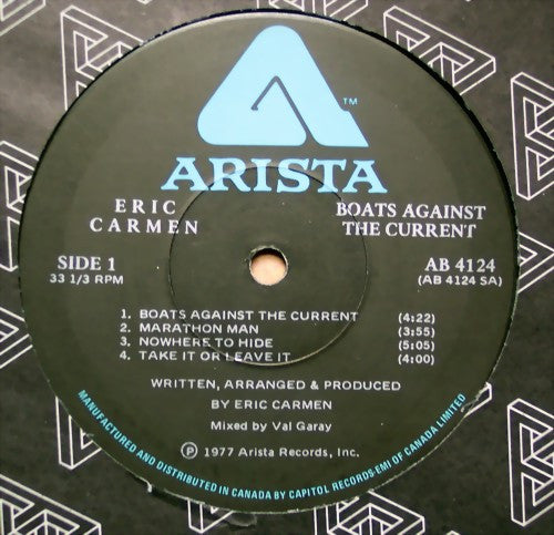 Eric Carmen : Boats Against The Current (LP, Album)