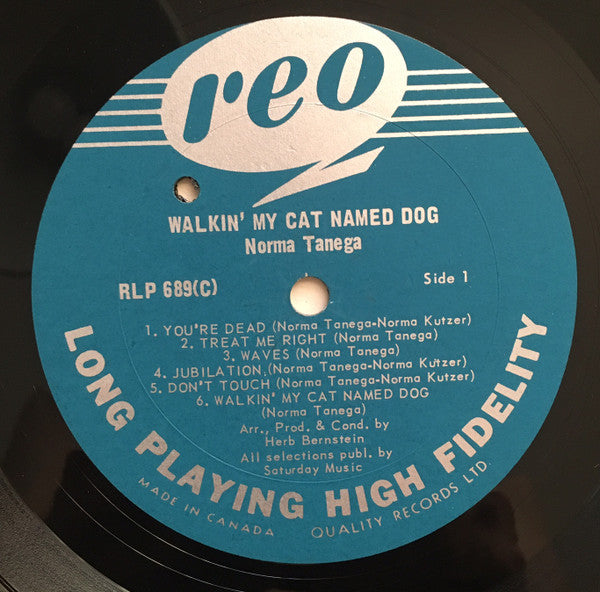 Norma Tanega : Walkin' My Cat Named Dog (LP, Album, Mono)