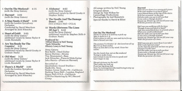 Neil Young : Harvest (CD, Album, Club, RE, RP)