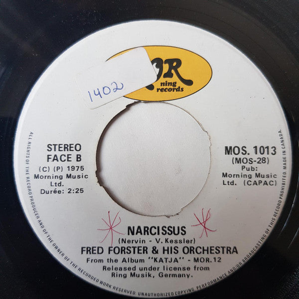 Orchestra Fred Forster : Katja (7", Single)
