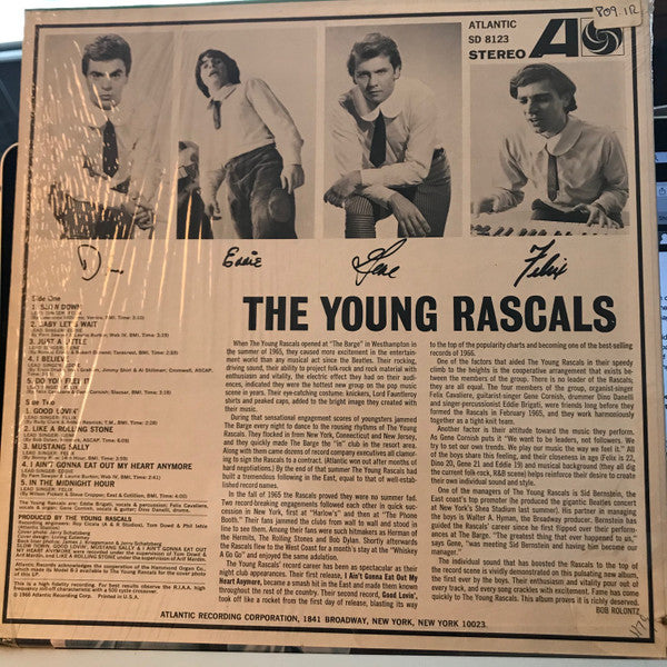 The Young Rascals : The Young Rascals (LP, Album, RP)