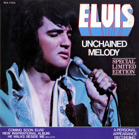 Elvis Presley : Unchained Melody (7", Single, Mono, Ltd, Whi)