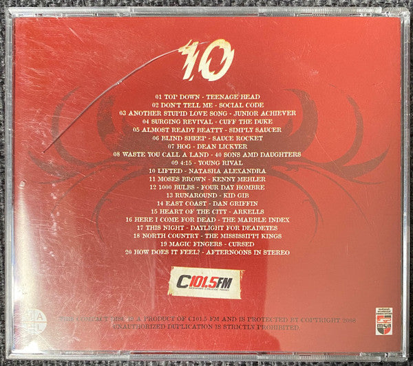 Various : 10 Years C101.5 FM Radio (CD, Comp, Smplr)