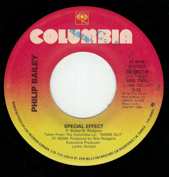 Philip Bailey : Echo My Heart (7", Single)