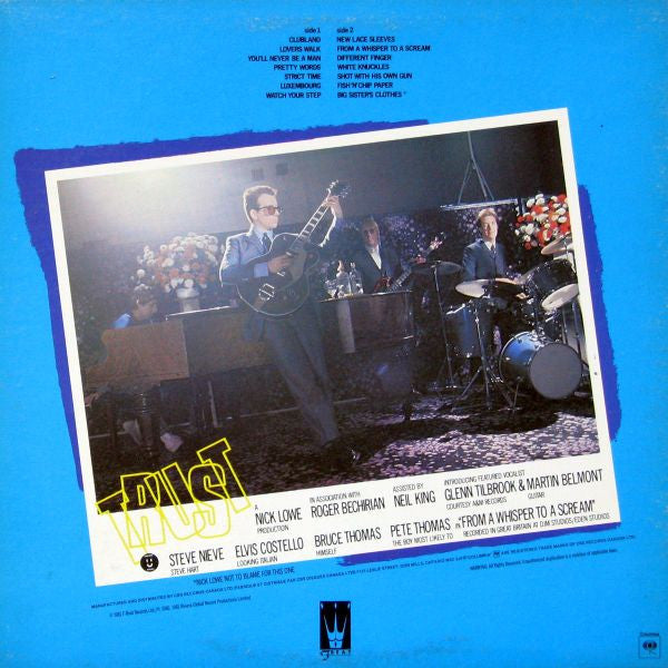 Elvis Costello & The Attractions : Trust (LP, Album)