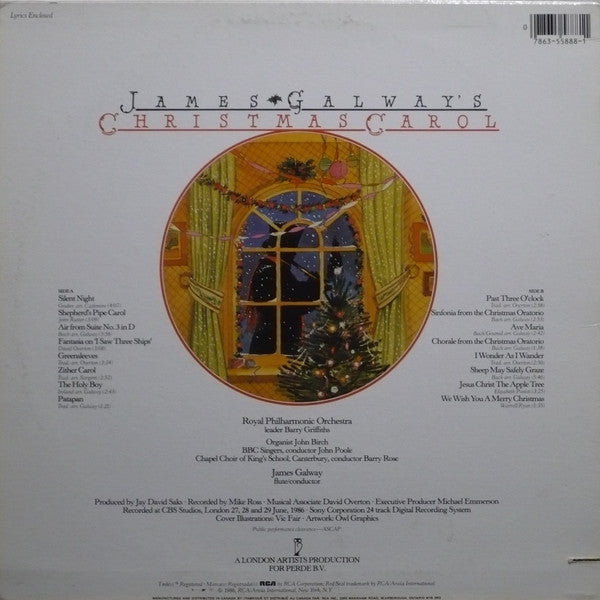 James Galway : Christmas Carol (LP)