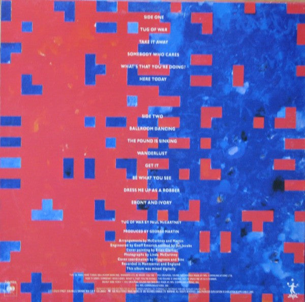 Paul McCartney : Tug Of War (LP, Album)