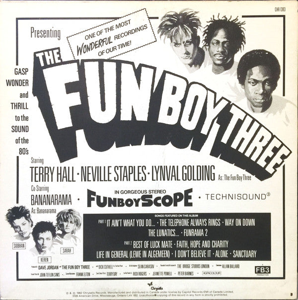 The Fun Boy Three* : The Fun Boy Three (LP, Album)