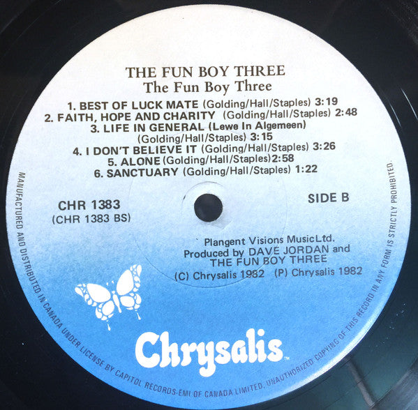 The Fun Boy Three* : The Fun Boy Three (LP, Album)