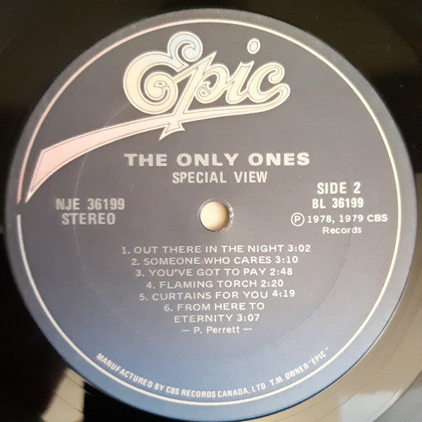 The Only Ones : Special View (LP, Comp)