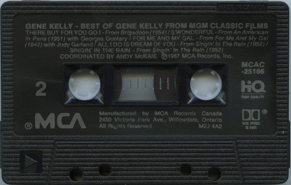 Gene Kelly : Best Of Gene Kelly From MGM Classic Films (Cass)