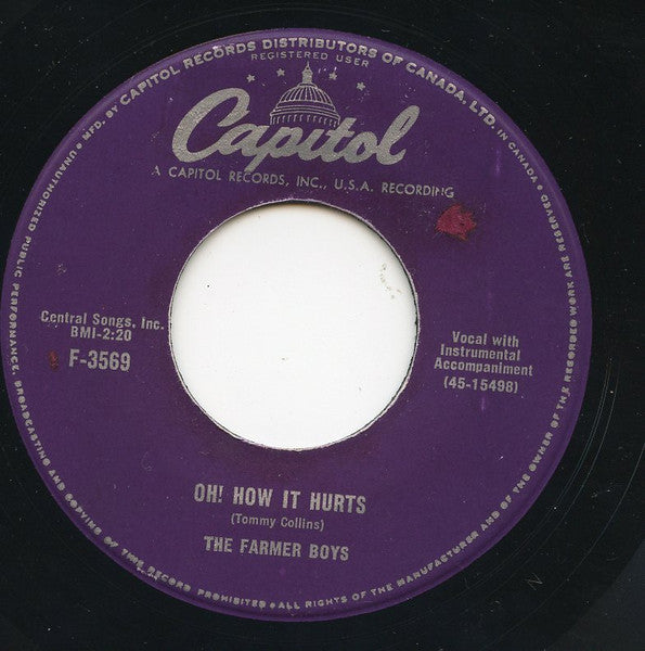 The Farmer Boys : Oh! How It Hurts / Cool Down Mame (7", Single)
