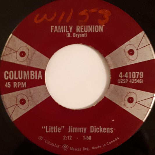 Little Jimmy Dickens : Family Reunion / Whatever You Were (7")