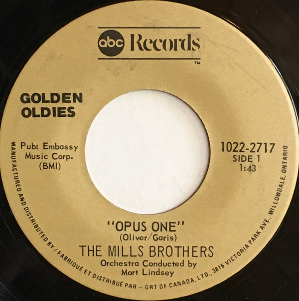 The Mills Brothers : Lazy River (7", Single, RE)