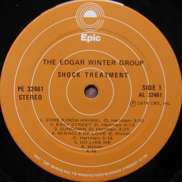The Edgar Winter Group : Shock Treatment (LP, Album)