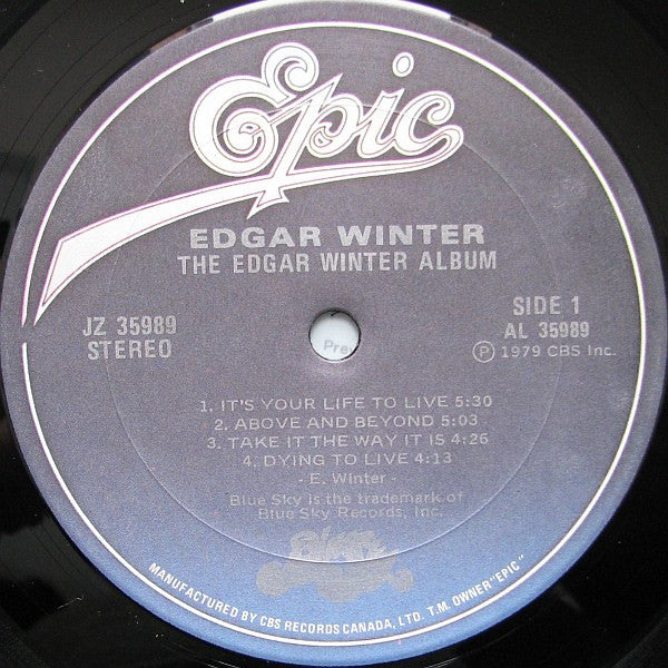 Edgar Winter : The Edgar Winter Album (LP, Album)