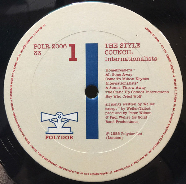The Style Council : Internationalists (LP, Album)