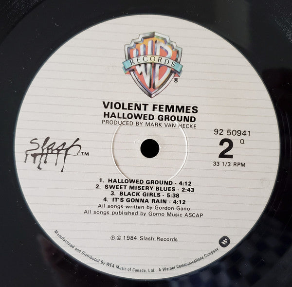 Violent Femmes : Hallowed Ground (LP, Album, M/Print)