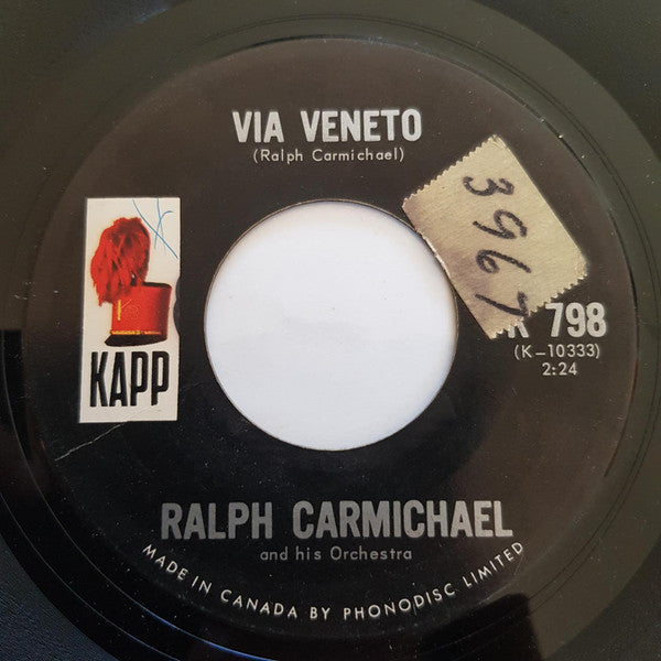 Ralph Carmichael Orchestra : Scramble / Via Veneto (7", Single)