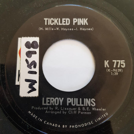 Leroy Pullins : Tickled Pink   (7", Single)