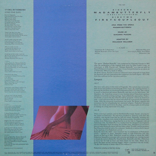 Malcolm McLaren : Madam Butterfly (12", Single)