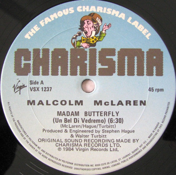 Malcolm McLaren : Madam Butterfly (12", Single)