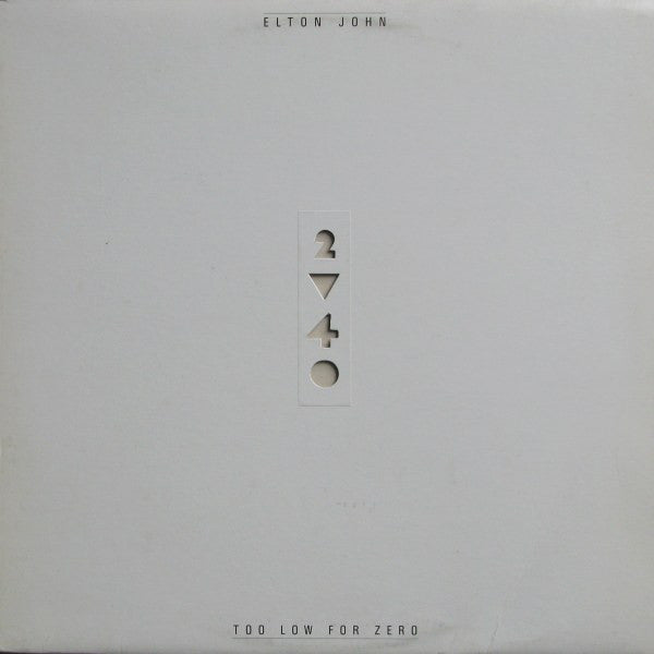 Elton John : Too Low For Zero (LP, Album)