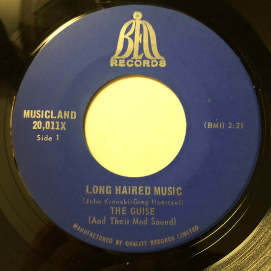 The Guise (And Their Mod Sound)* : Long Haired Music (7", Single)