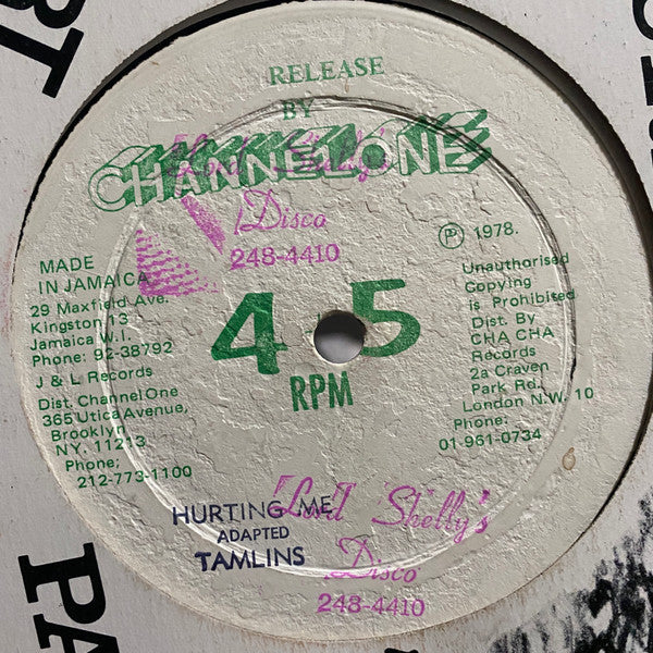 The Tamlins : Hurting Me / When I Fall In Love (12", Single)