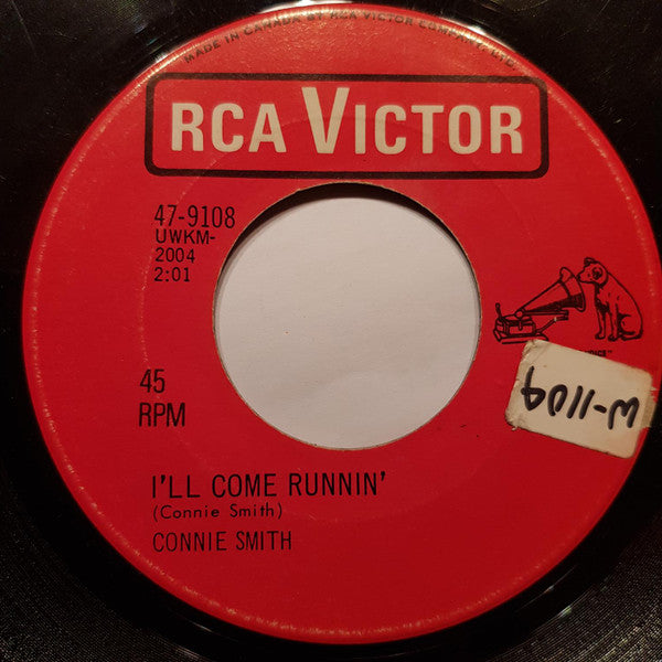 Connie Smith : It's Now Or Never / I'll Come Runnin' (7", Single)