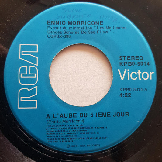 Ennio Morricone : A L'Aube Du 5 Ieme Jour / Le Carnaval Des Truands (7", Single)