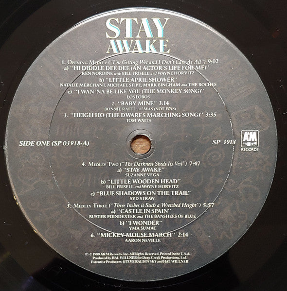 Various : Stay Awake (Various Interpretations Of Music From Vintage Disney Films) (LP, Album, No )