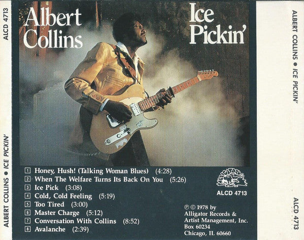 Albert Collins : Ice Pickin' (CD, Album)