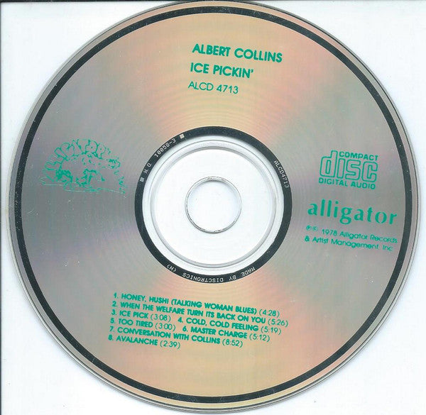 Albert Collins : Ice Pickin' (CD, Album)