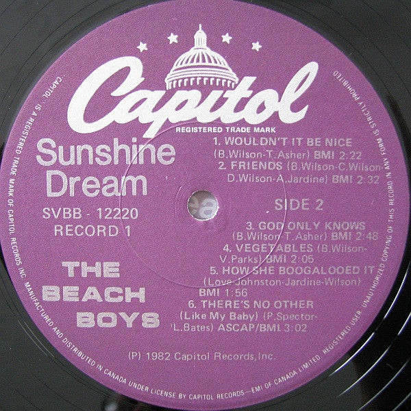 The Beach Boys : Sunshine Dream (2xLP, Comp, Gat)
