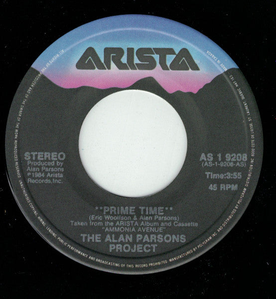 The Alan Parsons Project : Prime Time (7", Single)