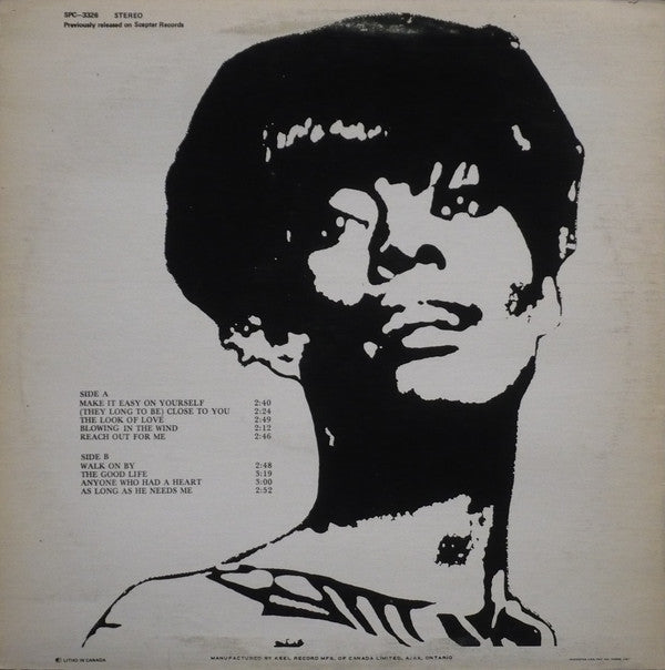 Dionne Warwick : Make It Easy On Yourself (LP, Comp)