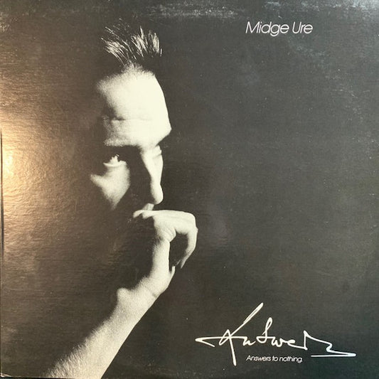 Midge Ure : Answers To Nothing (LP, Album, Whi)