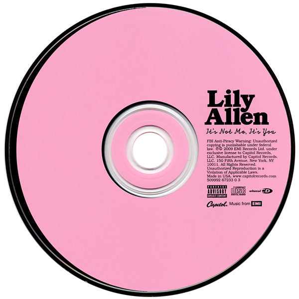 Lily Allen : It's Not Me, It's You (CD, Album, Enh)