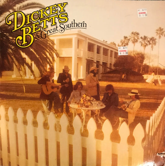 Dickey Betts & Great Southern : Dickey Betts & Great Southern (LP, Album, Wad)