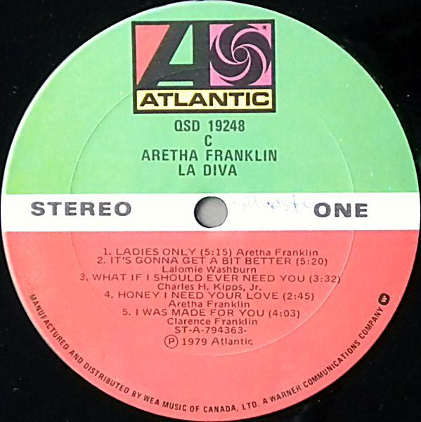 Aretha Franklin : La Diva (LP, Album)