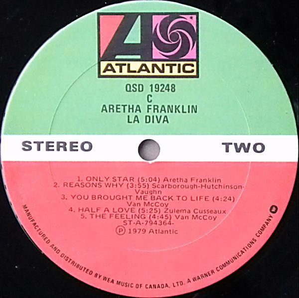 Aretha Franklin : La Diva (LP, Album)