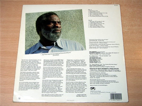 Ted Hawkins : Happy Hour (LP, Album)