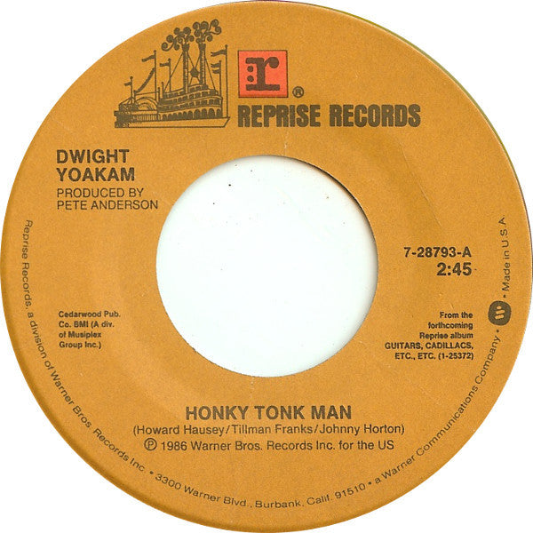 Dwight Yoakam : Honky Tonk Man (7", Single, Spe)