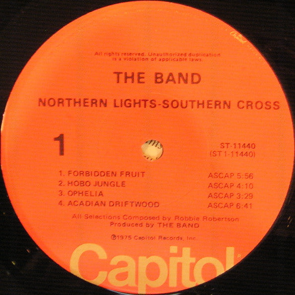 The Band : Northern Lights-Southern Cross (LP, Album, Win)