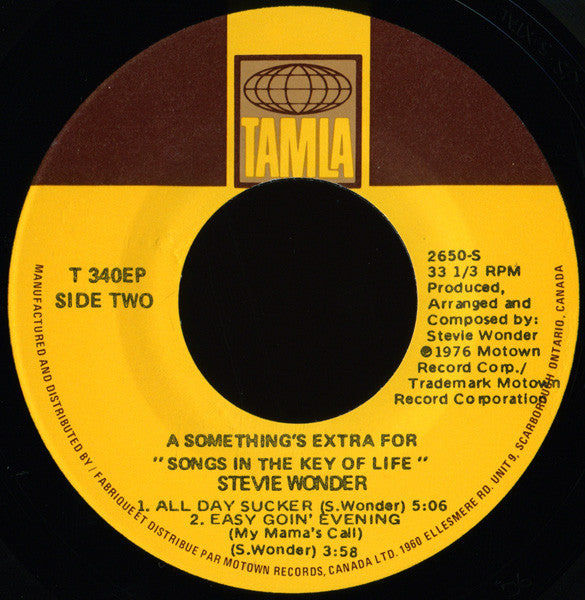 Stevie Wonder : Songs In The Key Of Life (2xLP, Album + 7", EP)